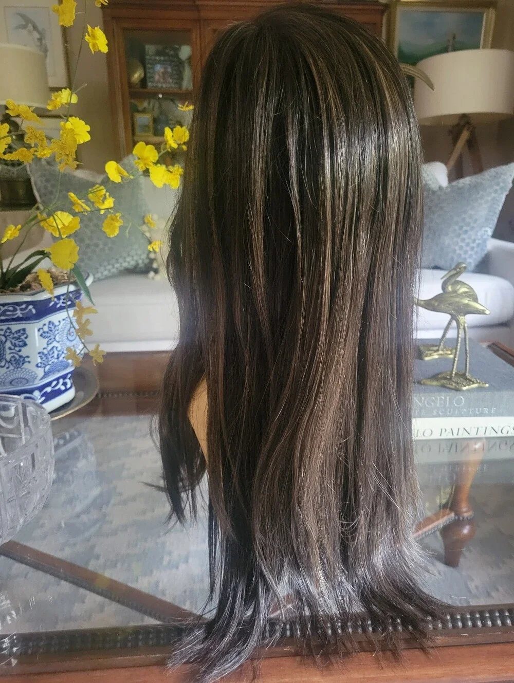 Belle Tress Wig FIRENZE Triple Chocolate R Hf Synthetic Brunette
